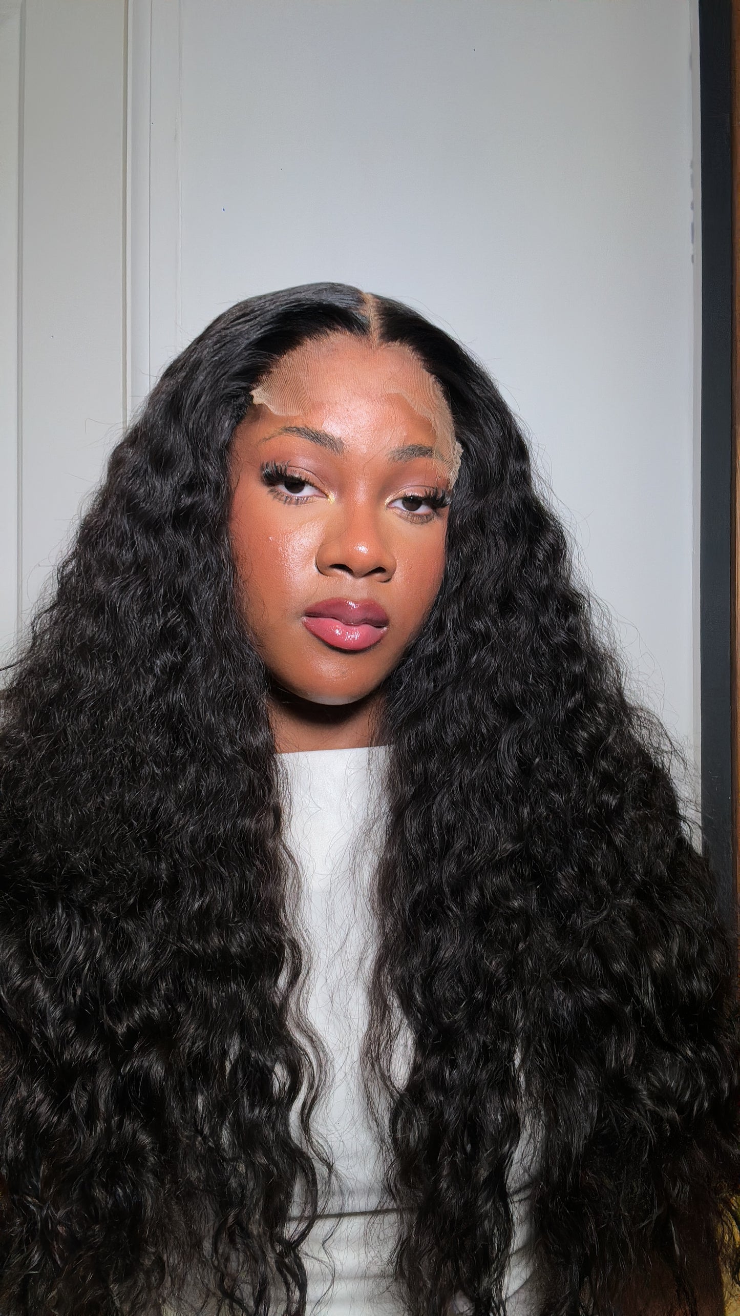 CC Waterwave Curly Glueless Wig