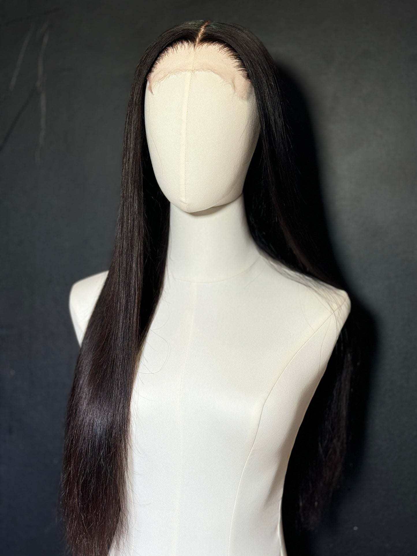 CC MIDDLE PART Straight Glueless Wig