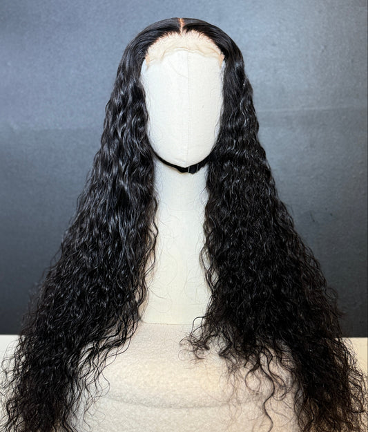 CC Waterwave Curly Glueless Wig