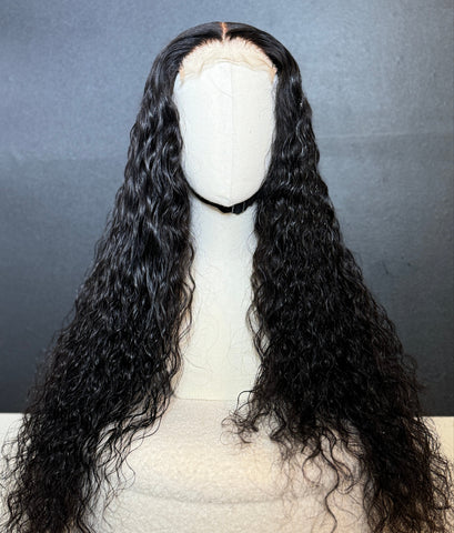 CC Waterwave Curly Glueless Wig